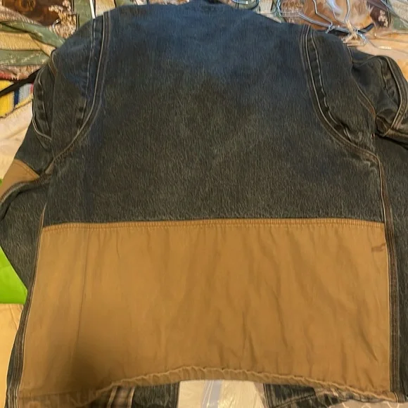 Schmidt work wear insulated jean jacket (vintage) - Picture 3 of 3